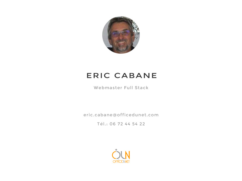 Eric Cabane Webmaster Full Stack